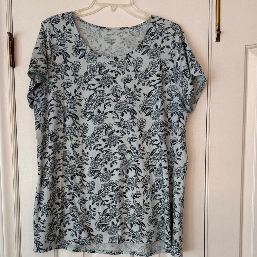 J. Jill floral tee
